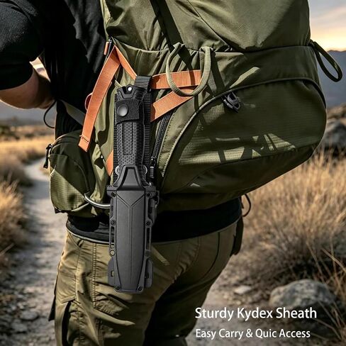 Fixed Blade Knife, 4.8" Tactical Knife Survival Knife Outdoor Hunting Knife in Kuwait