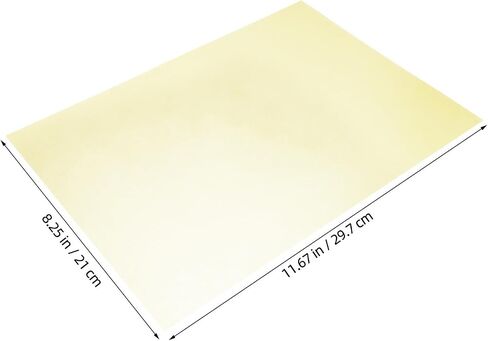 12pcs Yellow PVC Gel Sheets for Photography Lighting Filter Control in Kuwait