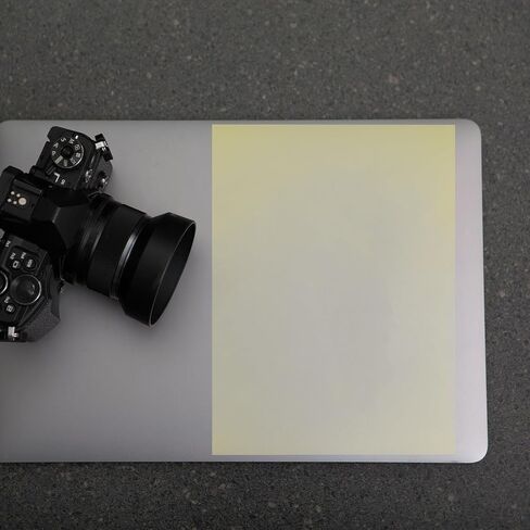 12pcs Yellow PVC Gel Sheets for Photography Lighting Filter Control in Kuwait