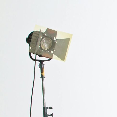 12pcs Yellow PVC Gel Sheets for Photography Lighting Filter Control in Kuwait