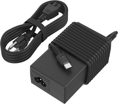 65W USB C L67440-001 Laptop Charger Compatible with HP EliteBook 830 840 G8 G9, Probook 440 450 G10, Envy x360 15 & Spectre x360, L65505-002 Type C Fast Charging Power Supply Adapter in Kuwait