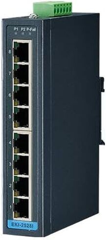 ADVANTECH EKI-2528I, 8-Port Unmanaged Ind. Ethernet Switch with Wide Temperature in Kuwait