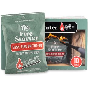 TIKI Fire Starters 10 Pack for Fire Pits Charcoal Grills Outdoor Lighting in Saudi Arabia