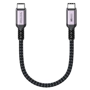 USB C to USB C Data Cable 1ft Short, 10Gbps Transfer 4K Video 100W Charge in Kuwait