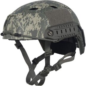 LOOGU Fast Base Jump Tactical Helmet for Airsoft with 12-in-1 Headwear in Kuwait