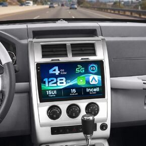 Inefala 4+128G Radio for Jeep Liberty Arctic 2008-2013 Android 15 Stereo in Kuwait
