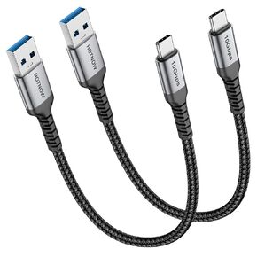 كابل USB A إلى USB C 3.1 بسرعة 10 جيجابت في الثانية و0.5FT 2 حزمة شحن سريع USB C CarPlay in Kuwait