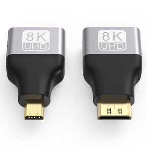 محول HDMI صغير إلى HDMI 8K ومحول HDMI صغير إلى HDMI (زوج واحد) in Kuwait