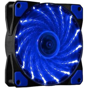 120mm PC Computer 16dB Silent 15 LED Or 33led Case Fan Heatsink Cooler Cooling Pc 12CM 12V 3P IDE 4pin in Kuwait