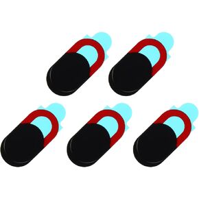 5pcs Red Abs Webcam Cover for Laptop and Tablet Privacy Protection in Kuwait
