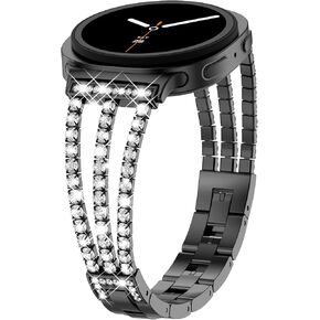 KADES 20mm Zinc Alloy Tennis Bracelet Style Bling Band for Galaxy Watch in Kuwait