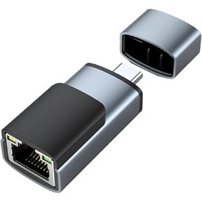 Type C to RJ45 Ethernet Networking Adapters 100 / 1000Mbps Aluminum Converter for Stable Internet Connection USB C to Ethernet Adapters in Kuwait