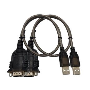 MICRO CONNECTORS USB 2.0 A-Male to DB9-Male Serial Adapter 2-Pack in Kuwait