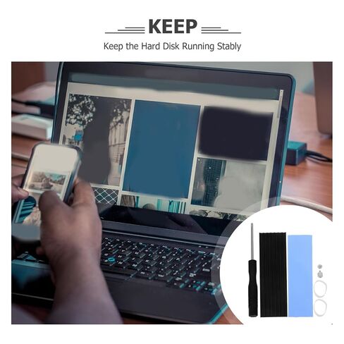 MERRYHAPY 3set Ssd Heatsink Kit Cooling Thermal Pads for Heat Dissipation of Solid State Drives Simple Installation and in Kuwait