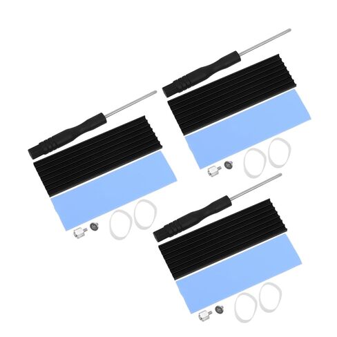 MERRYHAPY 3set Ssd Heatsink Kit Cooling Thermal Pads for Heat Dissipation of Solid State Drives Simple Installation and in Kuwait