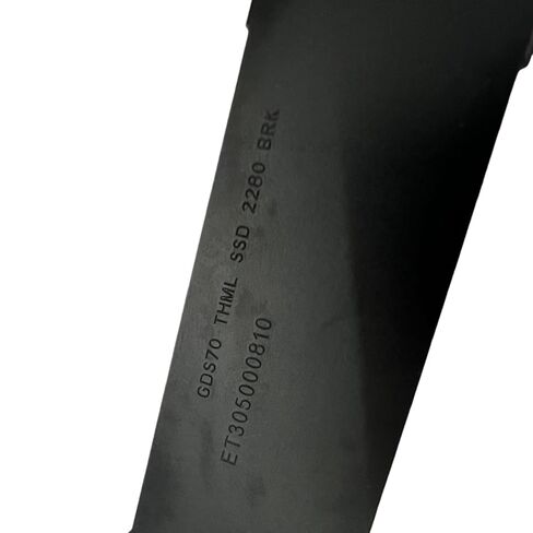 for Dell Alienware X17 R1 Gaming Laptop Slot 1/ Slot 2 2280 M.2 SSD Heatsink Cover Plate Thermal Shield Black C99KM 0C99KM in Kuwait