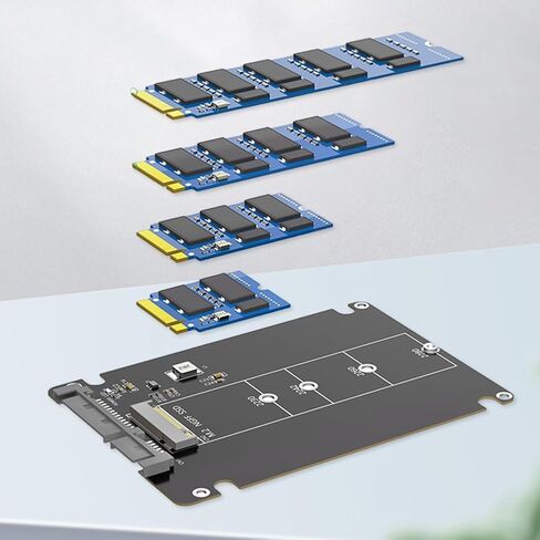 Generic Hard Disk Case M.2 SSD to 2.5 Inch SATA III Adapter SSD Box 6Gbps in Kuwait