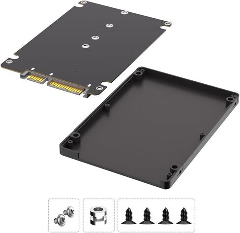 Generic Hard Disk Case M.2 SSD to 2.5 Inch SATA III Adapter SSD Box 6Gbps in Kuwait