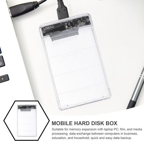 Inch USB 3.0 Hard Drive Enclosure for Ssd, Tool Free in Kuwait