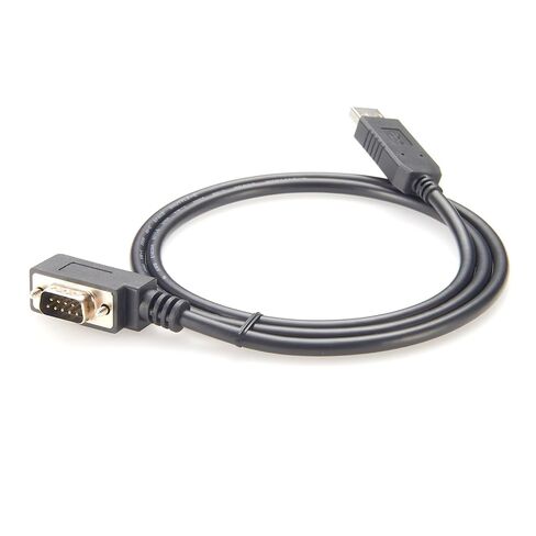 Right Angle USB 2.0 Male to DB9 RS232 Serial Adapter Cord with F&T>D*I FT232RNL Low Profile Slim Compact COM Port Convert in Kuwait