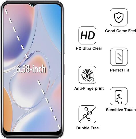 2 Pack Privacy Screen Protector for T Mobile Revvl 7/REVVL 8 in Kuwait