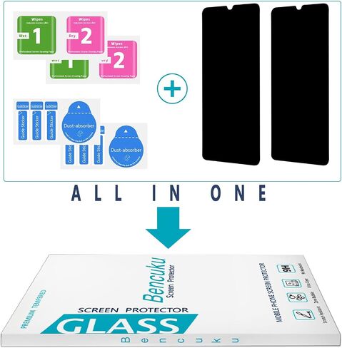 2 Pack Privacy Screen Protector for T Mobile Revvl 7/REVVL 8 in Kuwait