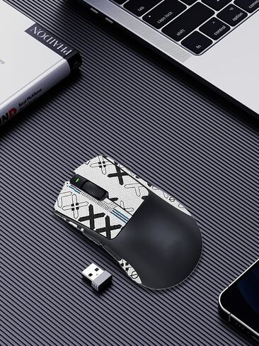Anti-Slip Grip Tape for Razer DeathAdder V3 HyperSpeed Mouse,Ultra-Thin Sweat-Absorbing Mouse Skin Sticker Set,Washable Reusable Non-Slip Grip for Esports Gaming Control,White Printed in Kuwait