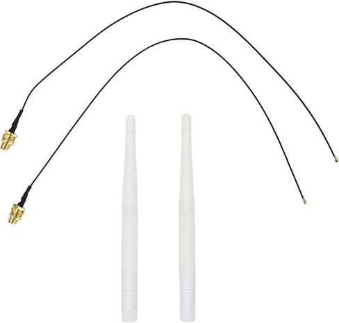 Cryfokt High Gain WiFi Antennas 4dBi Dual SMA Cables for Routers in Kuwait