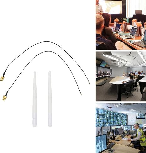 Cryfokt High Gain WiFi Antennas 4dBi Dual SMA Cables for Routers in Kuwait