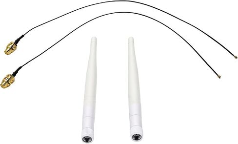 Cryfokt High Gain WiFi Antennas 4dBi Dual SMA Cables for Routers in Kuwait