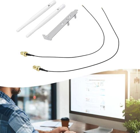 Cryfokt WiFi Antennas 4dBi High Gain 360 Degree Adjustable in Kuwait