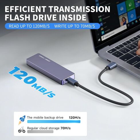 FUNNYPANDA Flash Drive 128GB Comes with a Dedicated App Plug and Play in Kuwait