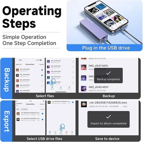 FUNNYPANDA Flash Drive 128GB Comes with a Dedicated App Plug and Play in Kuwait