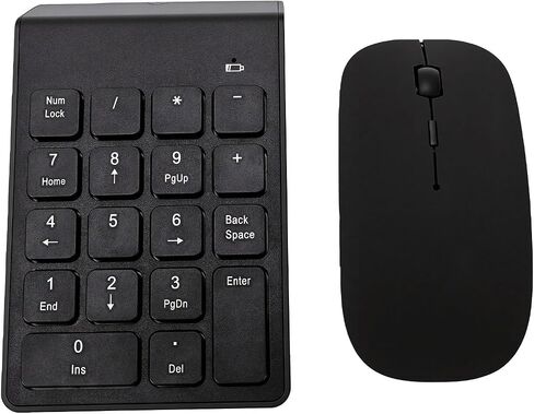 Yoidesu Wireless Numeric Keypad Mouse Combo 2.4G Shared Receiver for in Kuwait