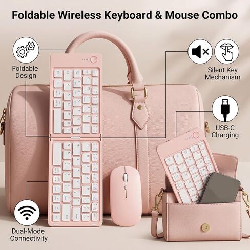 Foldable Keyboard and Mouse Combo in Kuwait