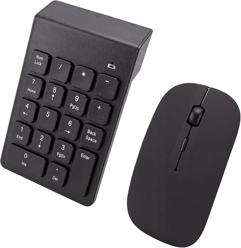 Bewinner Wireless Numeric Keypad Mouse Combo, 2.4G Shared USB in Kuwait