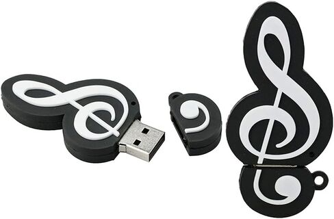 4GB Microphone Shape USB Flash Drive U Disk USB 2.0 Data USB Flash Disk Memory Stick Pen Drive Storage Device USB Drive External Storage Flash Disk (Black) in Kuwait