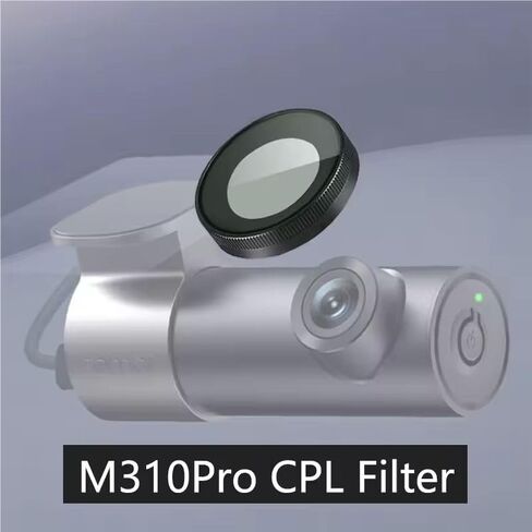 CPL Polarizing Filter for 70MAI M310 PRO 2K Dash Camera, Professional Lens Protection and Glare Reduction Filter with Polarized Tester Card in Kuwait