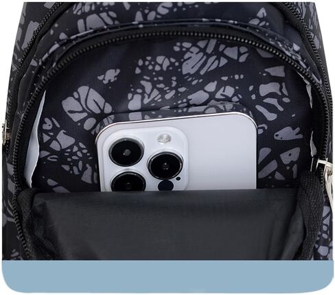 Sporty Printed Sling Crossbody Bag, Casual Chest Backpack with Letter Strap for Men & Women in Kuwait