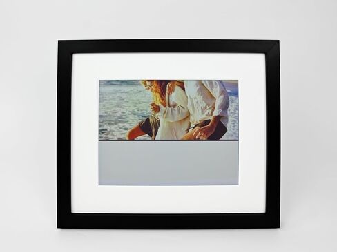 Cloud Canvas Cordless Digital Picture Frame, WiFi Photo Frame with Rechargeable Battery, Wireless App-Controlled Display for Photos & Memories, 10", Black in Kuwait