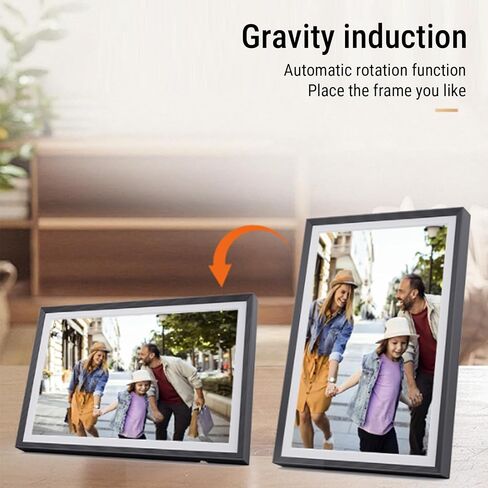 ZJchao 10 inch Smart Digital Calendar Photo Frame with IPS Touch Screen Send Photos from Phone Family Art Gallery Display (US Plug 100-240V) in Kuwait