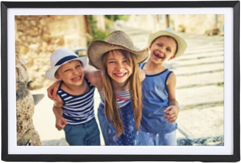ZJchao 10 inch Smart Digital Calendar Photo Frame with IPS Touch Screen Send Photos from Phone Family Art Gallery Display (US Plug 100-240V) in Kuwait
