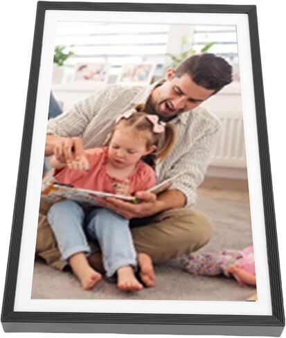 ZJchao 10 inch Smart Digital Calendar Photo Frame with IPS Touch Screen Send Photos from Phone Family Art Gallery Display (US Plug 100-240V) in Kuwait