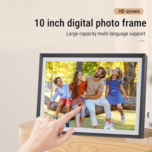 ZJchao 10 inch Smart Digital Calendar Photo Frame with IPS Touch Screen Send Photos from Phone Family Art Gallery Display (US Plug 100-240V) in Kuwait