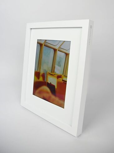 Cloud Canvas Cordless Digital Picture Frame, WiFi Photo Frame with Rechargeable Battery, Wireless App-Controlled Display for Photos & Memories, 10", White in Kuwait