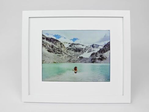 Cloud Canvas Cordless Digital Picture Frame, WiFi Photo Frame with Rechargeable Battery, Wireless App-Controlled Display for Photos & Memories, 10", White in Kuwait