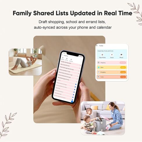 Digital Calendar 15.6 inch WiFi Calendar & Chore Chart, 1080P Interactive Touchscreen Electronic Calendar for Family Schedules, Digital Picture Frame WiFi with 64GB Storage, Wall Mountable, AiMOR APP in Kuwait