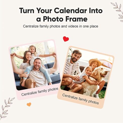 Digital Calendar 15.6 inch WiFi Calendar & Chore Chart, 1080P Interactive Touchscreen Electronic Calendar for Family Schedules, Digital Picture Frame WiFi with 64GB Storage, Wall Mountable, AiMOR APP in Kuwait