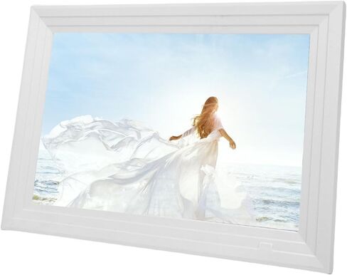 ZJchao 10.1 Inch Digital Picture Frame 1280x800 IPS HD Auto Rotate with Music and Video Playback for Photo Sharing Display Frame Desktop Decoration in Kuwait