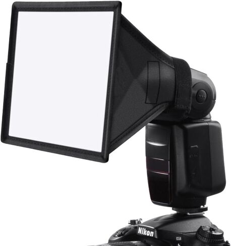 Portable Photography Softbox Flash Diffuser Lightweight Carbon Fiber Camera Light Cover for Studio and Outdoor Photography Accessories in Black in Kuwait